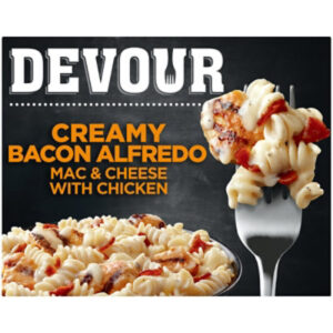 DEVOUR Creamy Bacon Alfredo Mac & Cheese with Chicken Frozen Meal - 10 Oz
