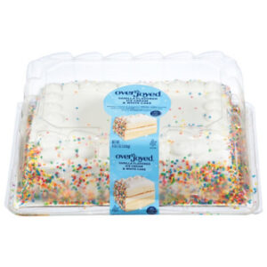 Overjoyed Vanilla Flavored Ice Cream & White Cake - 66 Oz
