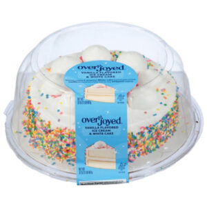 Overjoyed White Vanilla Flavored Ice Cream Cake - 32 Oz
