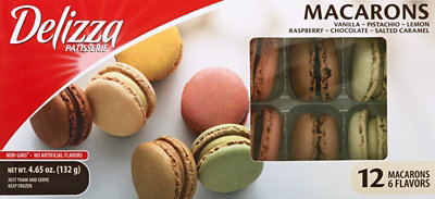 Delizza Macarons Assortment 12 Count - 4.65 Oz