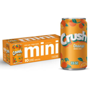 Crush Orange Soda In Mini Cans - 10-7.5 Fl. Oz.