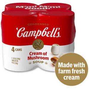 Campbell's Condensed Cream of Mushroom Soup 4 Count - 10.5 Oz