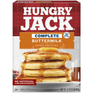 Hungry Jack Complete Buttermilk Pancake And Waffle Mix Box - 32 Oz
