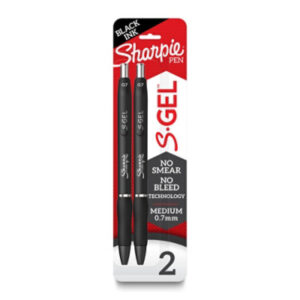 Sharpie S-Gel Pen 0.7 mm Black  - 2 CT