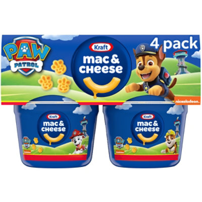 Kraft Mac & Cheese Macaroni and Cheese Dinner Easy Microwavable Dinner w/ Paw Patrol Shape - 4 - 1.9 Ozs