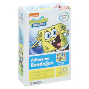 Signature Select/Care Bandages Spongebob Squarepants - 20 CT