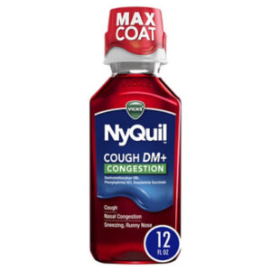 Vicks NyQuil Cough DM Congestion Liquid Medicine - 12 Oz