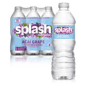Splash Refresher Acai Grape Flavored Water - 6-16.9  Fl. Oz.