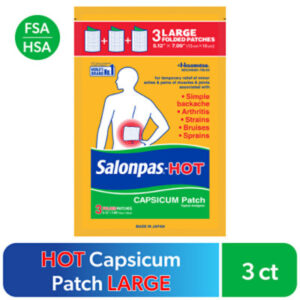 Salonpas Hot Capsicum Patch - 3 CT