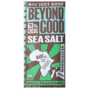 Beyond Good Chocolate Bar Sea Salt & Nibs - 2.64 Oz