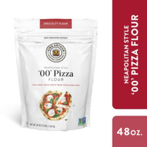 King Arthur Non-GMO Project Verified 100% American Grown Wheat 00 Pizza Flour - 3 Lb