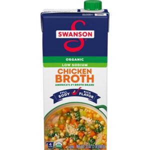 Swanson Organic 100% Natural - Low Sodium Chicken Broth - 32 Oz