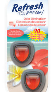 Refresh Your Car! Mini Diffusers Hawaiian Sunrise Scent - 2 Count