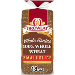Oroweat Whole Grains 100% Whole Wheat Bread - 18 Oz