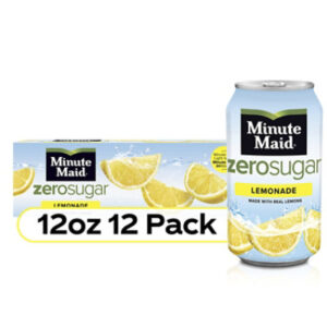 Minute Maid Zero Sugar Lemonade - 12-12  Fl. Oz.