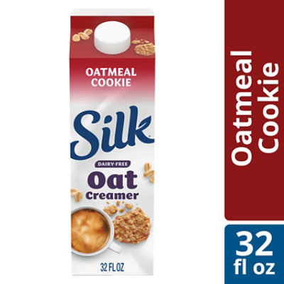 Silk Oatmeal Cookie Oat Milk Coffee Creamer - 32 Fl. Oz.
