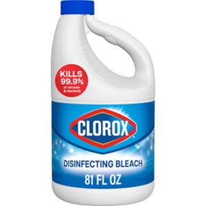Clorox Regular Concentrated Formula Disinfecting Bleach Bottle - 81 Oz
