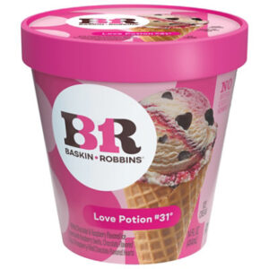 Baskin Robbins Love Potion 31 Ice Cream - 14 FZ