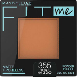 Maybelline Fit Me Matte  Poreless Pressed Face Powder Makeup Coconut - 0.29 Oz