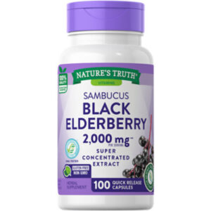 Nature's Truth Sambucus Black Elderberry 2000 mg - 100 Count