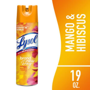 Lysol Mango And Hibiscus Disinfectant Spray - 19 Fl. Oz.