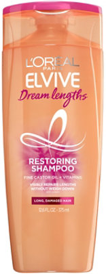 L'Oreal Paris Elvive Dream Lengths Restoring Shampoo for Long Damaged Hair - 12.6 Fl. Oz.