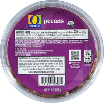 O Organics Pecans - 7 Oz