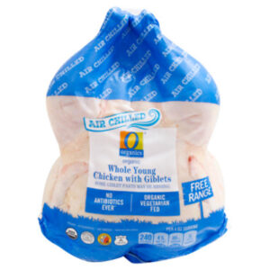 O Organics Air Chilled Whole Chicken - 5 Lb