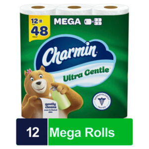 Charmin Ultra Gentle Mega Roll Toilet Paper - 12 Count