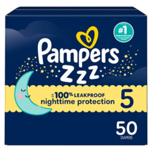 Pampers Swaddlers Overnights Size 5 Diapers - 50 Count