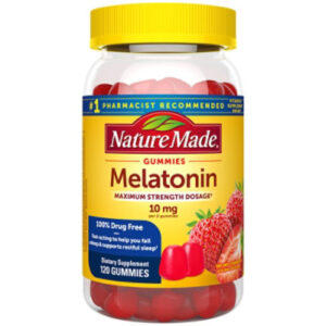 Nature Made Melatonin Gummies Strawberry 10mg - 120 CT