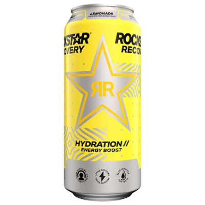 Rockstar Recovery Energy Drink Lemonade 16 Fluid Ounce Can - 16 FZ