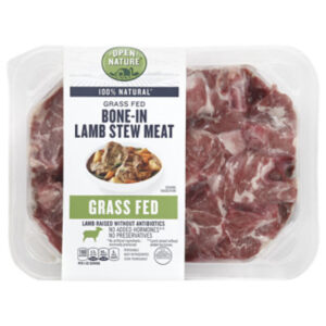 Open Nature Lamb For Stew Bone In - 1 Lb