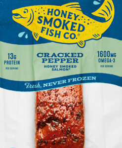 Salmon Cracked Pepper Honey Smoked 8oz - 8 OZ