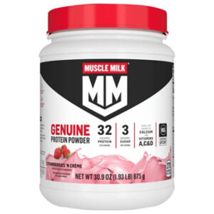Muscle Milk Strawberries N Creme Protein Powder - 1.93 LB