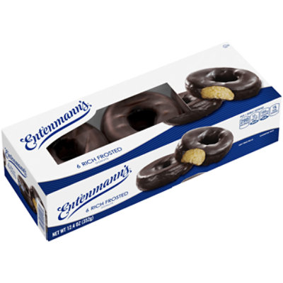 Entenmann? Rich Frosted Chocolate Donuts - 12.4 Oz