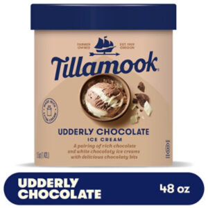 Tillamook Udderly Chocolate Ice Cream - 48 Oz