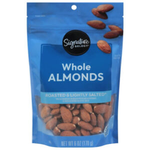 Signature SELECT Almonds Lightly Salted Whole - 6 Oz
