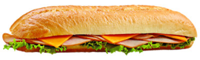 Deli Turkey And Cheddar Foot Long Sandwich - Each (770 Cal)