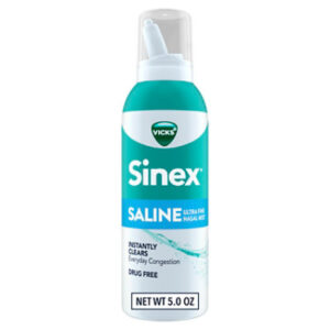 Vicks Sinex Saline Ultra Fine Nasal Mist Drug Free - 5 Oz