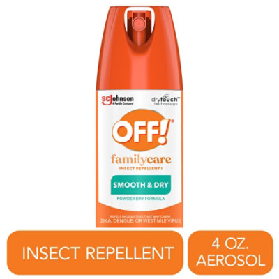 Off! Familycare Insect Repellent Smooth & Dry Aerosol Spray - 4 Oz
