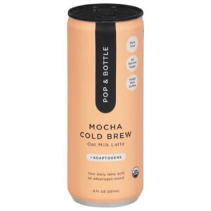 Pop & Bottle  Mocha Oat Milk Latte - 8 OZ