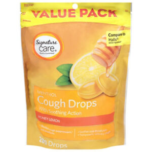 Signature Select/Care Cough Drops Menthol Honey Lemon - 200 CT