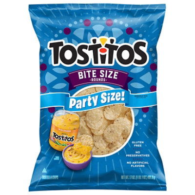 Tostitos Tortilla Chips Bite Size Rounds - 17 OZ
