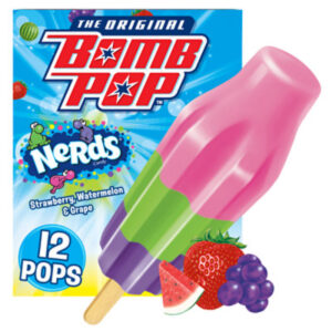 Bomb Pop NERDS Ice Pop - 12 Count