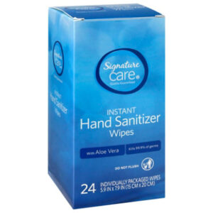 Signature Select/Care Hand Sanitizing Wipe Packets - 24 Count