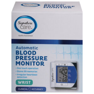 Signature Select/Care Blood Pressure Monitor Wrist Auto - EA
