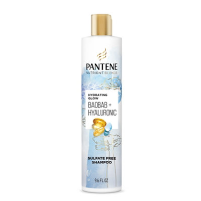 Pantene Pro V Shampoo Hydrating Glow Sulfate Free With Baobab Essence - 9.6 Fl. Oz.