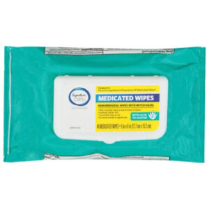 Signature Select/Care Hemorrhoidal Medicated Wipes - 48 CT