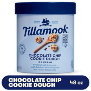 Tillamook Chocolate Chip Cookie Dough Ice Cream - 48 Oz